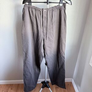 Vintage 90s Polo Sport Ralph Lauren Grunge Brown Drawstring Cotton Twill Pant XL